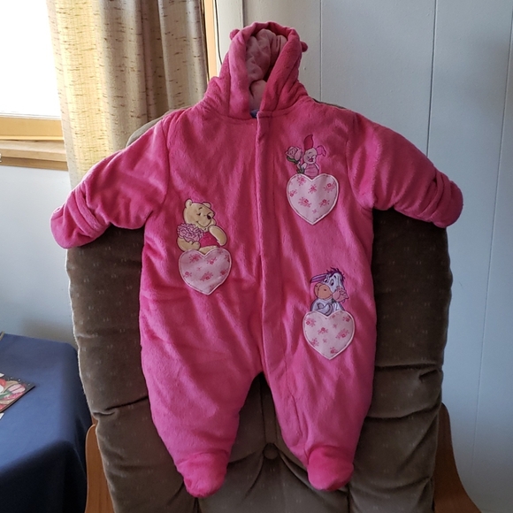 Disney Other - Adorable Disney Infant Snowsuit Pooh Piglet Eyore!